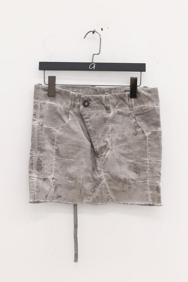 BORIS BIDJAN SABERI skirt WSKIRT1 FTS10001 light grey